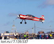 Самолет Су-29 на взлете (2015 год). Редакционное фото, фотограф Владимир Мельников / Фотобанк Лори