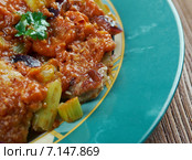 Медальоны из мяса. Традиционная креольская еда. Стоковое фото, фотограф Александр Fanfo / Фотобанк Лори