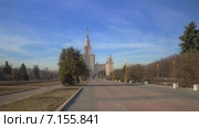Прогулка у МГУ, таймлапс (2015 год). Стоковое видео, видеограф Кирилл Трифонов / Фотобанк Лори
