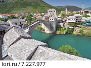 Old bridge in Mostar Bosnia and Herzegovina. Стоковое фото, агентство BE&W Photo / Фотобанк Лори