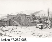 Маштабные разрушения  после землетрясения 7 декабря 1988. Армения, Налбанд. Стоковое фото, фотограф Emelinna / Фотобанк Лори