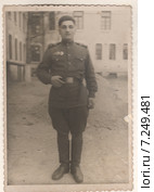 Солдат в  1947год (2015 год). Редакционное фото, фотограф Emelinna / Фотобанк Лори