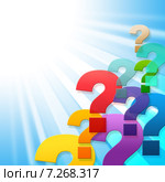 Question Marks Indicates Frequently Asked Questions And Asking. Стоковая иллюстрация, иллюстратор Stuart Miles / Фотобанк Лори