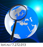 Planets Globe Indicates Solar System And Globalize. Стоковая иллюстрация, иллюстратор Stuart Miles / Фотобанк Лори