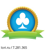 Gold card logo. Стоковая иллюстрация, иллюстратор Иван Рябоконь / Фотобанк Лори