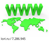 World Www Indicates Globalise Worldwide And Globalization. Стоковая иллюстрация, иллюстратор Stuart Miles / Фотобанк Лори