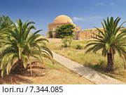 The mosque of Sultan Ibrahim inside the Venetian fortress of Rethymnon, Crete Greece. Редакционное фото, агентство BE&W Photo / Фотобанк Лори