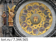 Prague Orloj Astronomical Clock. Редакционное фото, агентство BE&W Photo / Фотобанк Лори