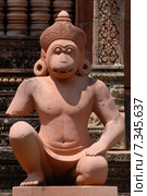 Cambodia, Siem Reap, Angkor, Banteay Srei Temple. Редакционное фото, агентство BE&W Photo / Фотобанк Лори