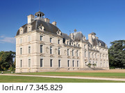 Cheverny Castle built in the seventeenth century in the style of Louis XIII in Cheverny France. Стоковое фото, агентство BE&W Photo / Фотобанк Лори