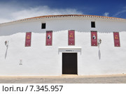Plaza de toros bullring ronda corrida goyesca andalucia spain. Стоковое фото, агентство BE&W Photo / Фотобанк Лори