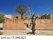 Arkadi Monastery, symbol of the struggle of Cretans against the Ottoman Empire , Rethymno, Crete, Greece. Стоковое фото, агентство BE&W Photo / Фотобанк Лори