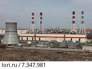 Санкт-Петербург. Юго-Западная ТЭЦ (2015 год). Редакционное фото, фотограф Александр Тарасенков / Фотобанк Лори