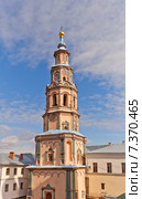 Колокольня Петропавловского собора (1726 г.) в Казани, Республика Татарстан. Памятник архитектуры федерального значения (2015 год). Стоковое фото, фотограф Иван Марчук / Фотобанк Лори