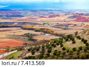 agricultural fields under cloudy sky (2014 год). Стоковое фото, фотограф Яков Филимонов / Фотобанк Лори