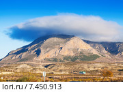 Cerro Jabalcon mount and Lenticular cloud. Стоковое фото, фотограф Яков Филимонов / Фотобанк Лори