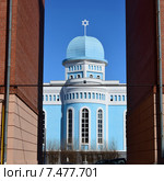 Синагога в Астане (2015 год). Стоковое фото, фотограф Вячеслав Евсеев / Фотобанк Лори