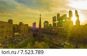 Площадь Дорогомиловская Застава, Москва. Таймлапс (2015 год). Редакционное видео, видеограф Серёга / Фотобанк Лори