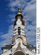 Церковь Иконы Божией Матери Гребневская в Клязьме. Город Пушкино Московской области (2015 год). Стоковое фото, фотограф lana1501 / Фотобанк Лори