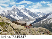 Хижина Лак Блан (2352 м.), Монблан, Франция (2014 год). Стоковое фото, фотограф Юлия Кузнецова / Фотобанк Лори