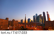 Площадь Дорогомиловская застава. Москва, Кутузовский проспект (2015 год). Редакционное видео, видеограф Серёга / Фотобанк Лори