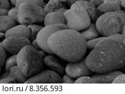 nature stones pebbles silicic bw. Стоковое фото, фотограф Andreas Hömer / PantherMedia / Фотобанк Лори
