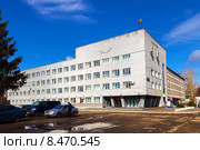 Здание городской администрации. Канаш (2015 год). Редакционное фото, фотограф Сергей Лаврентьев / Фотобанк Лори