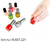 manicure. Стоковое фото, фотограф Sergej Razvodovskij / PantherMedia / Фотобанк Лори