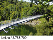 bridge aluminum aluminium urftsee water. Стоковое фото, фотограф Herbert Esser / PantherMedia / Фотобанк Лори