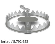 Серебристый капкан. Стоковая иллюстрация, иллюстратор Кирилл Черезов / Фотобанк Лори