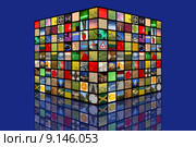 design model 3d shape square. Стоковое фото, фотограф Markus Mainka / PantherMedia / Фотобанк Лори