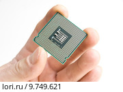 Processor in the hand. Стоковое фото, фотограф Marek Kosmal / PantherMedia / Фотобанк Лори