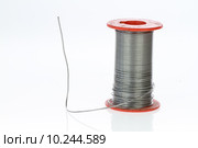 roll wire plumb solder tin. Стоковое фото, фотограф Karl Koller / PantherMedia / Фотобанк Лори