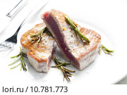 tuna steak. Стоковое фото, фотограф Richard Semik / PantherMedia / Фотобанк Лори