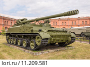 152-мм самоходная пушка 2С5 «Гиацинт», образца 1975 г (2015 год). Редакционное фото, фотограф Александр Перепелицын / Фотобанк Лори