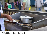 cooking mushrooms. Стоковое фото, фотограф pascal coupry / PantherMedia / Фотобанк Лори