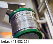 industry silver roll wire lot. Стоковое фото, фотограф Robert Schneider / PantherMedia / Фотобанк Лори