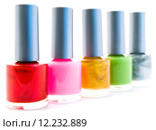 nail polish. Стоковое фото, фотограф Sergej Razvodovskij / PantherMedia / Фотобанк Лори