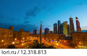Площадь Дорогомиловская Застава, Москва. Таймлапс (2015 год). Редакционное видео, видеограф Серёга / Фотобанк Лори