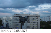 Закат над Москвой, таймлапс (2015 год). Стоковое видео, видеограф tvay / Фотобанк Лори