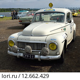 Wheels Classic Motor Meet в Хапаранде, Швеция. Вольво PV444 (PV544),1947 (2015 год). Редакционное фото, фотограф Валерия Попова / Фотобанк Лори