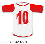 Number Ten T Shirt. Стоковая иллюстрация, иллюстратор Alan Cotton / PantherMedia / Фотобанк Лори