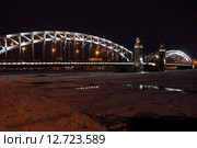 Большеохтинский мост (2014 год). Редакционное фото, фотограф Екатерина Шувалова / Фотобанк Лори