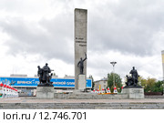 Памятник партизанам в Брянске (2015 год). Редакционное фото, фотограф Сергей Лаврентьев / Фотобанк Лори