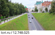 Верхняя часть Зеленского съезда, Нижний Новгород (2015 год). Стоковое видео, видеограф Александр Романов / Фотобанк Лори