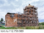 Село Княвичи. Церковь Рождества Пресвятой Богородицы (2015 год). Стоковое фото, фотограф Сергей Лаврентьев / Фотобанк Лори