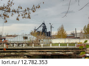 Нижняя Салда. Доменная печь первого на Урале металлургического завода промышленников Демидовых (2013 год). Стоковое фото, фотограф Юрий Карачев / Фотобанк Лори