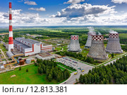 Городская теплостанция. Тюмень. Россия (2015 год). Редакционное фото, фотограф Сергей Буторин / Фотобанк Лори