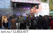 Тбилисоба в Москве. Сцена и зрители на концерте в саду "Эрмитаж" (2015 год). Редакционное видео, видеограф Сергей Соболев / Фотобанк Лори