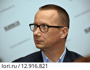 Яцек Кшиштоф Пастушка (Jacek Krzysztof Pastuszka), президент ООО «Пивоваренная компания «Балтика», на Евразийском пивоваренном форуме (2015 год). Редакционное фото, фотограф Александр Замараев / Фотобанк Лори